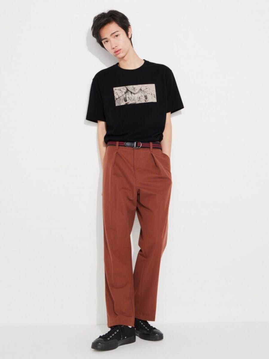 ユニクロ ユー UNIQLO U ワイド フィット タック ジャージー ユニクロ ユー UNIQLO U ワイド フィット タック ジャージー