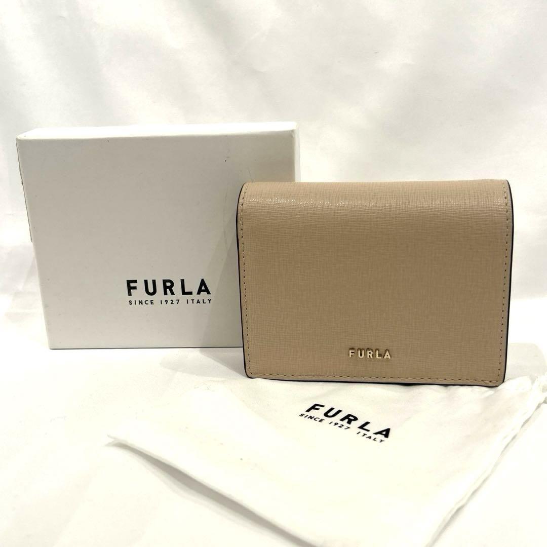 極美品】ほぼ新品 FURLA フルラ 折り財布 コンパクト ウォレット