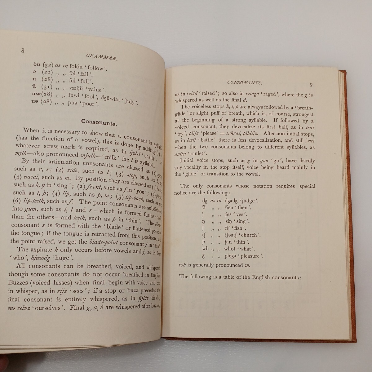 zaa-557♪A Primer Of Spoken English (1890) ハードカバー 英語版 Henry Sweet (著)Oxford　at clarendon press 1932年
