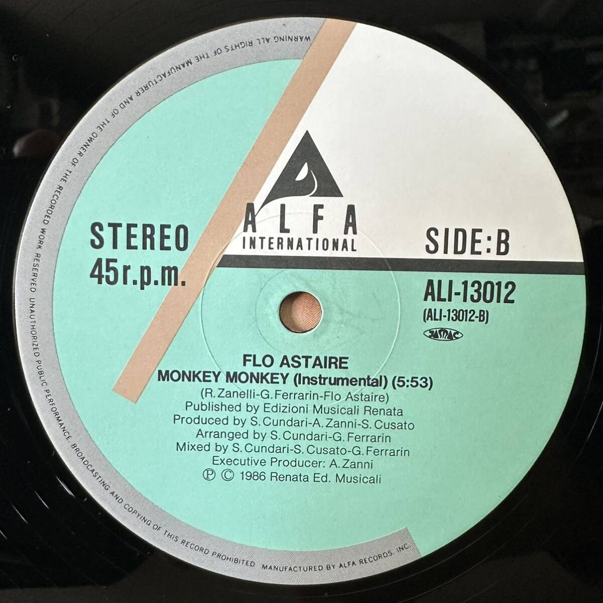 【12'】　FLO ASTAIRE / MONKEY MONKEY_画像4