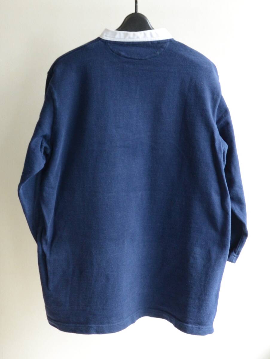 BARBARIAN バーバリアン ノーカラー ラガーシャツ ７分袖 size XL_画像3