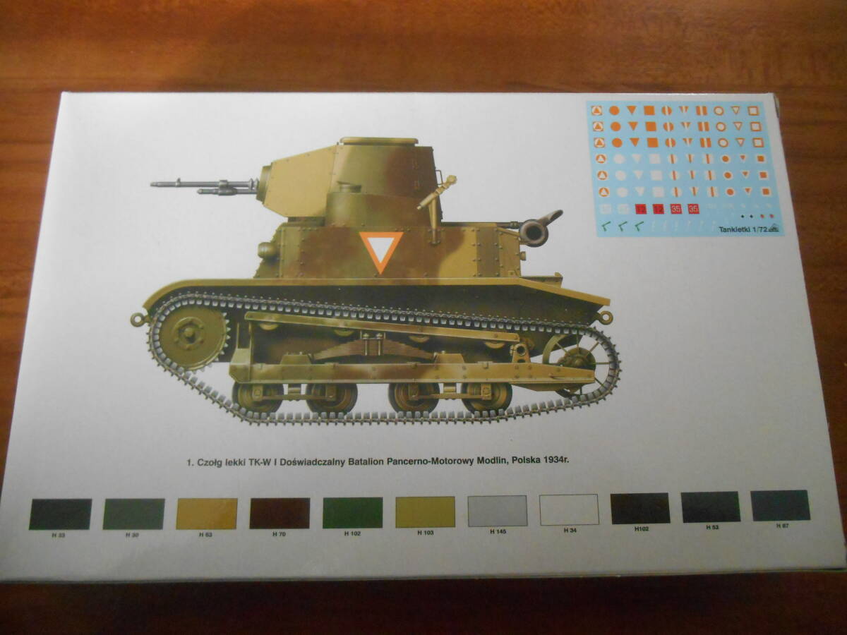 〔全国一律送料290円込〕1/72 RPM ポーランド TKW-I 軽戦車_画像2