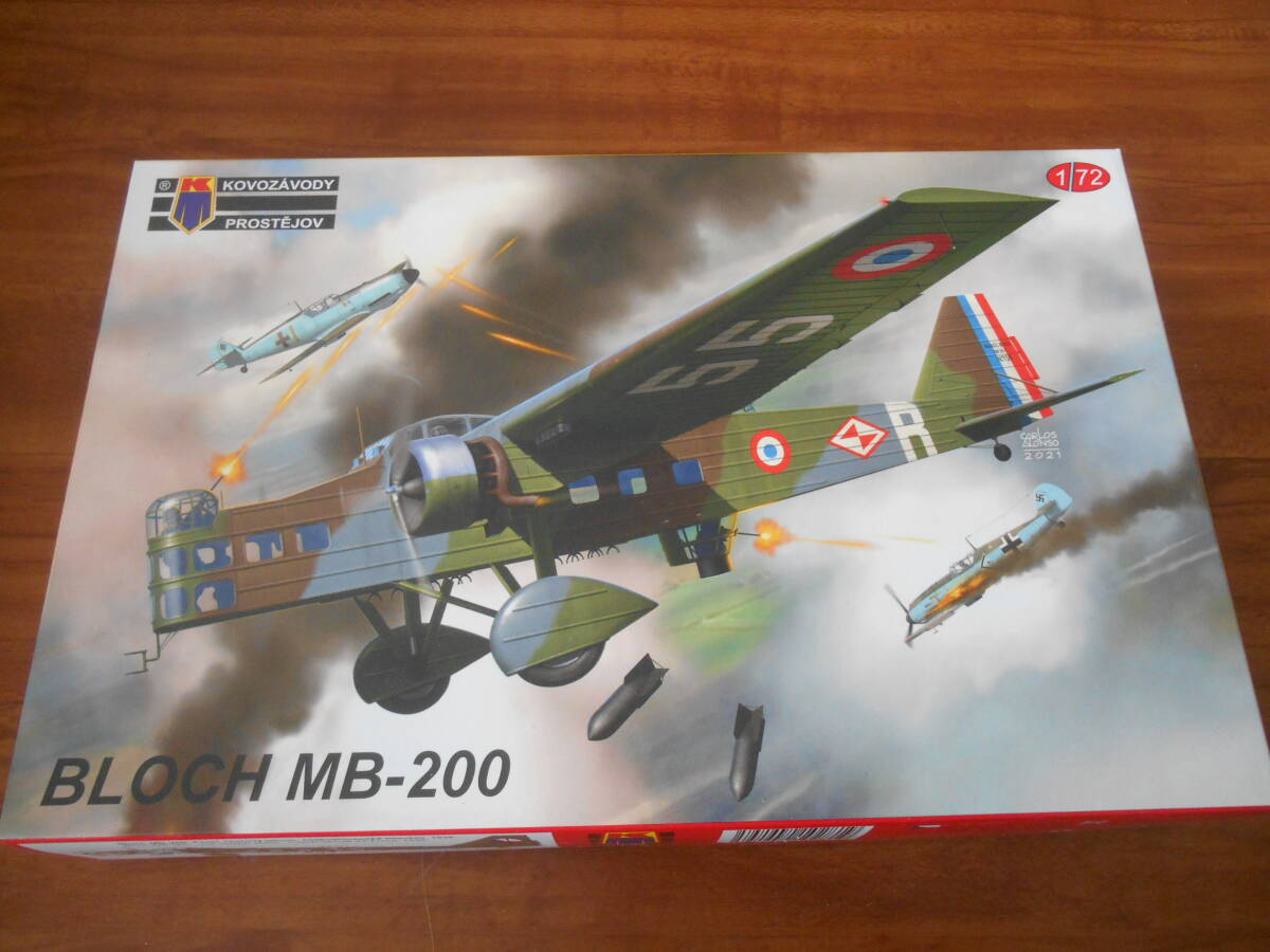 〔全国一律送料500円込〕1/72 KPモデル フランス ブロック MB-200 重爆撃機_画像1