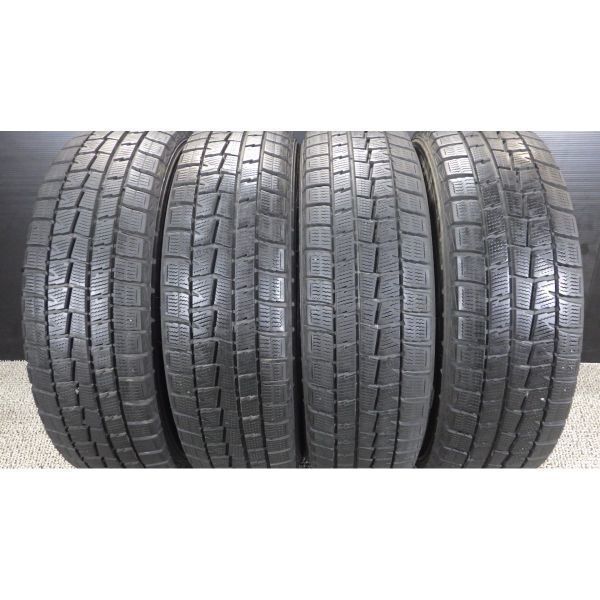 ☆送料無料☆ダンロップ WINTER MAXX WM01 175/65R15 4本SET◎2019年製8分山スタッドレス◎中古 特筆すべき損傷なし◎スイフト等に_画像1