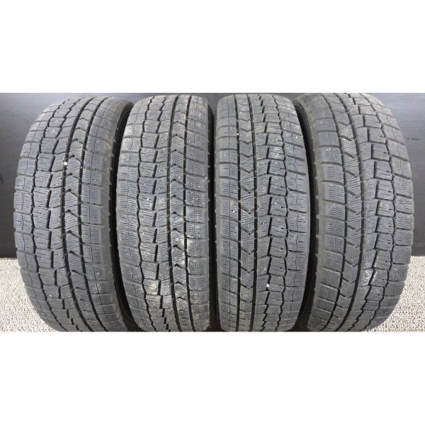 ☆送料無料☆ダンロップ WINTER MAXX WM02 195/65R15 4本SET◎2019年製9分山スタッドレ◎中古 特筆すべき損傷なし◎セレナ等にの画像1