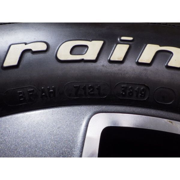 2019年製9分山 グッドリッチ All Terrain 265/70R17 × ジープ・ラングラースポーツ 7.5J 5穴 127 +44.45 1本のみ(スペア)◎中古◎手渡し可_画像6