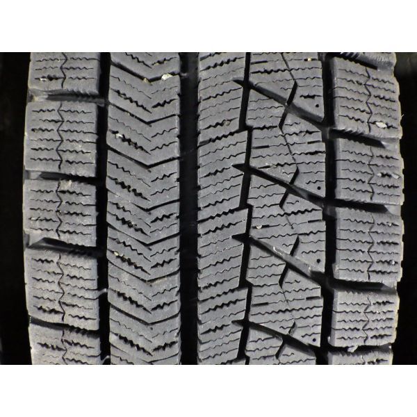 ブリヂストン BLIZZAK VRX 185/65R15 4本SET◎2019年製8~9分山スタッドレス◎4本に若干のサイドシワあり◎旭川手渡し可◎アクア等に_画像4