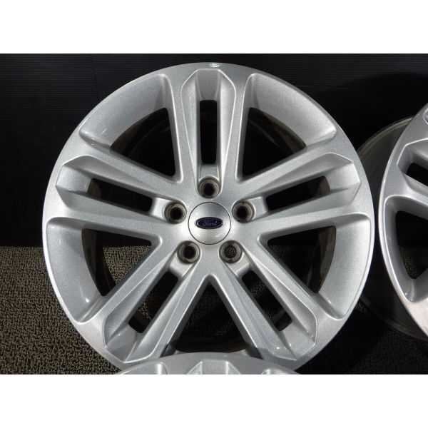 Ford / フォード エクスプローラー 純正アルミホイール 18 x 8J 5穴 114.3 +44 約62mm 4本SET◎中古 空気圧センサー付◎旭川手渡し可_画像2