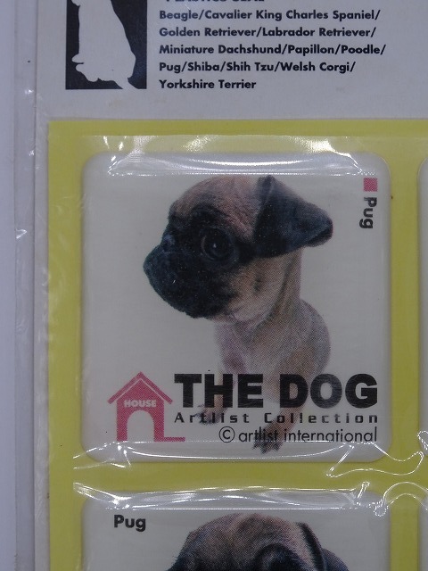 THE DOG PLASTICS SEAL Pug 未使用 プラスティック シール パグ_画像2