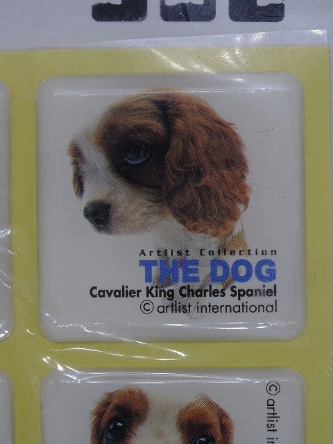 THE DOG PLASTICS SEAL Cavalier King Charles Spaniel 未使用 プラスティック シール_画像3