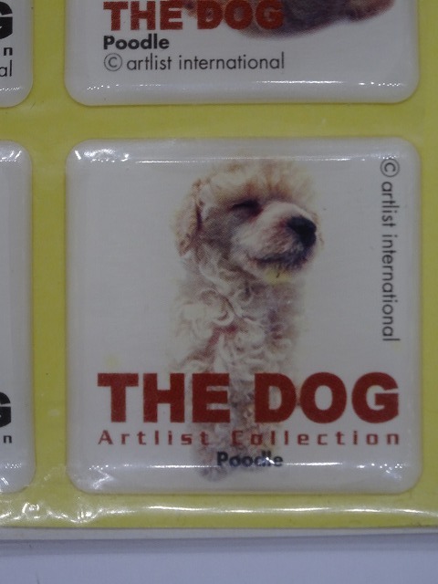 THE DOG PLASTICS SEAL Poodle 未使用 プラスティック シール プードル_画像5