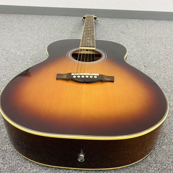 M005-H18-1908▲Ashion OM24JP SB アコースティックギター ケース付 楽器 器材 ギター_画像8