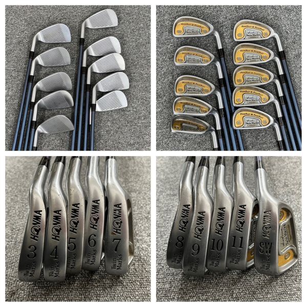 R460-H26-357 ◇ HONMA ホンマ ゴルフセット ドライバー ツインマークス330/500 400RF アイアン 3/4/5/6/7/8/9/10/11/SW/FW_画像8