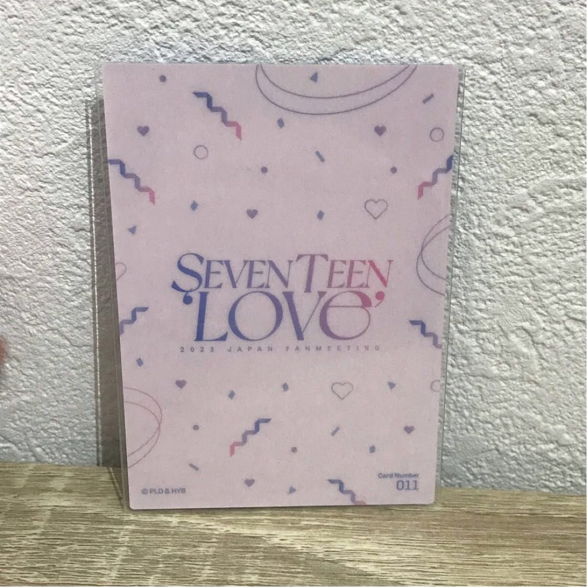 SEVENTEEN 2023 JAPAN FANMEETING 'LOVE' PHOTO CARD SEUNGKWAN