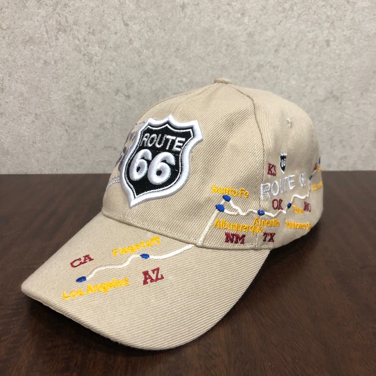 YK-2642 難あり 品 キャップ 帽子 ROUTE66 ルート 頭周り約58 YK-2642 難あり 品 キャップ 帽子 ROUTE66 ルート 頭周り約58