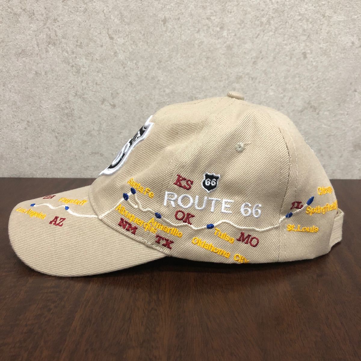 YK-2642 難あり 品 キャップ 帽子 ROUTE66 ルート 頭周り約58 YK-2642 難あり 品 キャップ 帽子 ROUTE66 ルート 頭周り約58