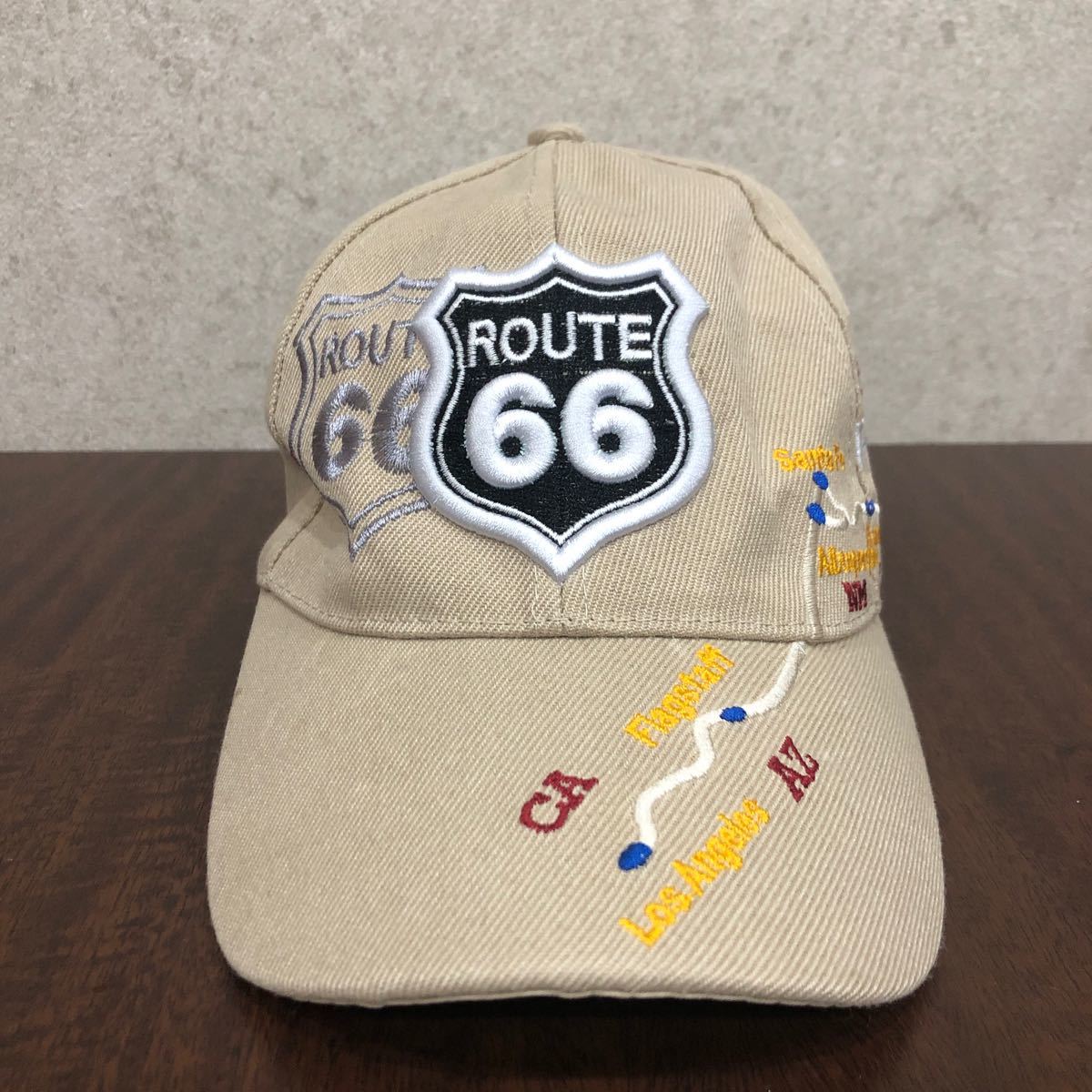 YK-2642 難あり 品 キャップ 帽子 ROUTE66 ルート 頭周り約58 YK-2642 難あり 品 キャップ 帽子 ROUTE66 ルート 頭周り約58
