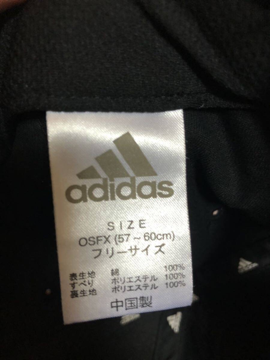 YK-2651 中古品 adidas アディダス メンズ 表記サイズ フリーサイズOSFX 頭周り約57-60cm キャップ 帽子 #ゴルフ#テニス_画像9