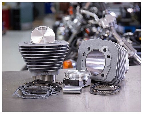 S&S シリンダー&ピストンキット 1250cc ローコンプ シルバー_画像2