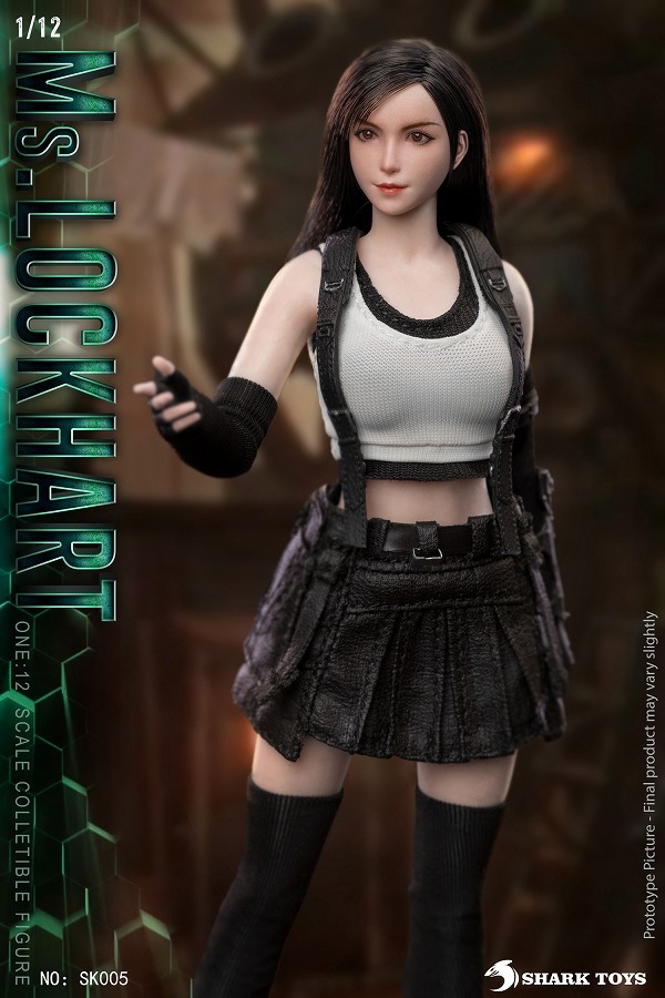 SHARK TOYS 1/12 Ms Lockhart SK005 アクションフィギュア FF7 Tifa_画像5