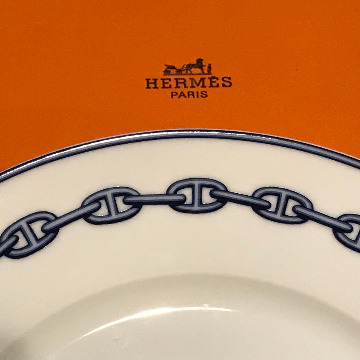 未使用品 HERMES エルメス シェーヌダンクル プレート 27cm 未使用品 HERMES エルメス シェーヌダンクル プレート 27cm
