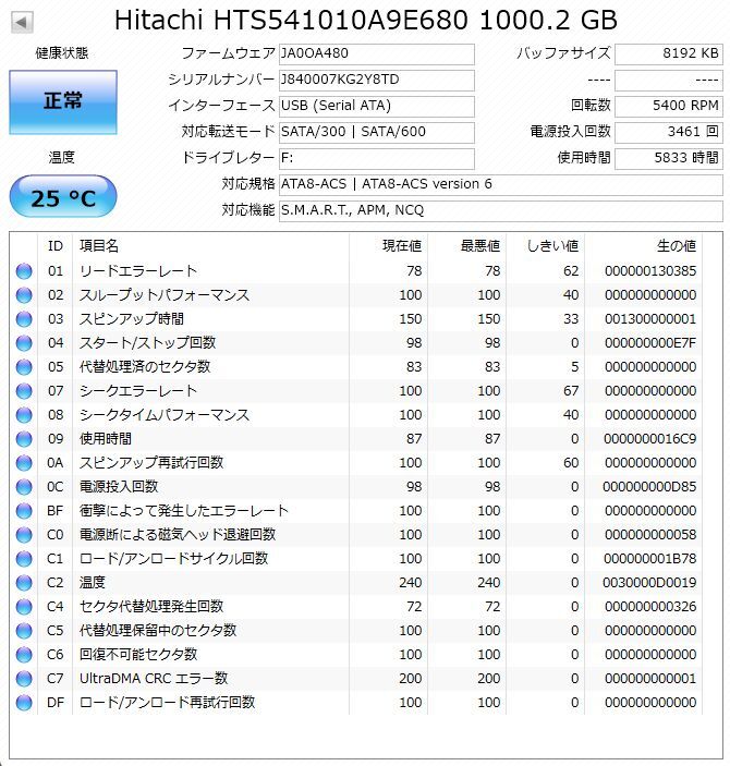 ★★★HITACHI ポータプルハードディスク 1TB USB3.0 正常動作品★★★_画像3