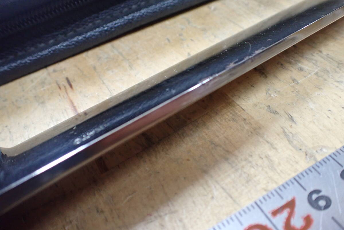 『I06X』加藤清志 作 カスタムナイフ　シースナイフ 最大刃厚：約3mm 少しエッジ部分が打痕_画像3