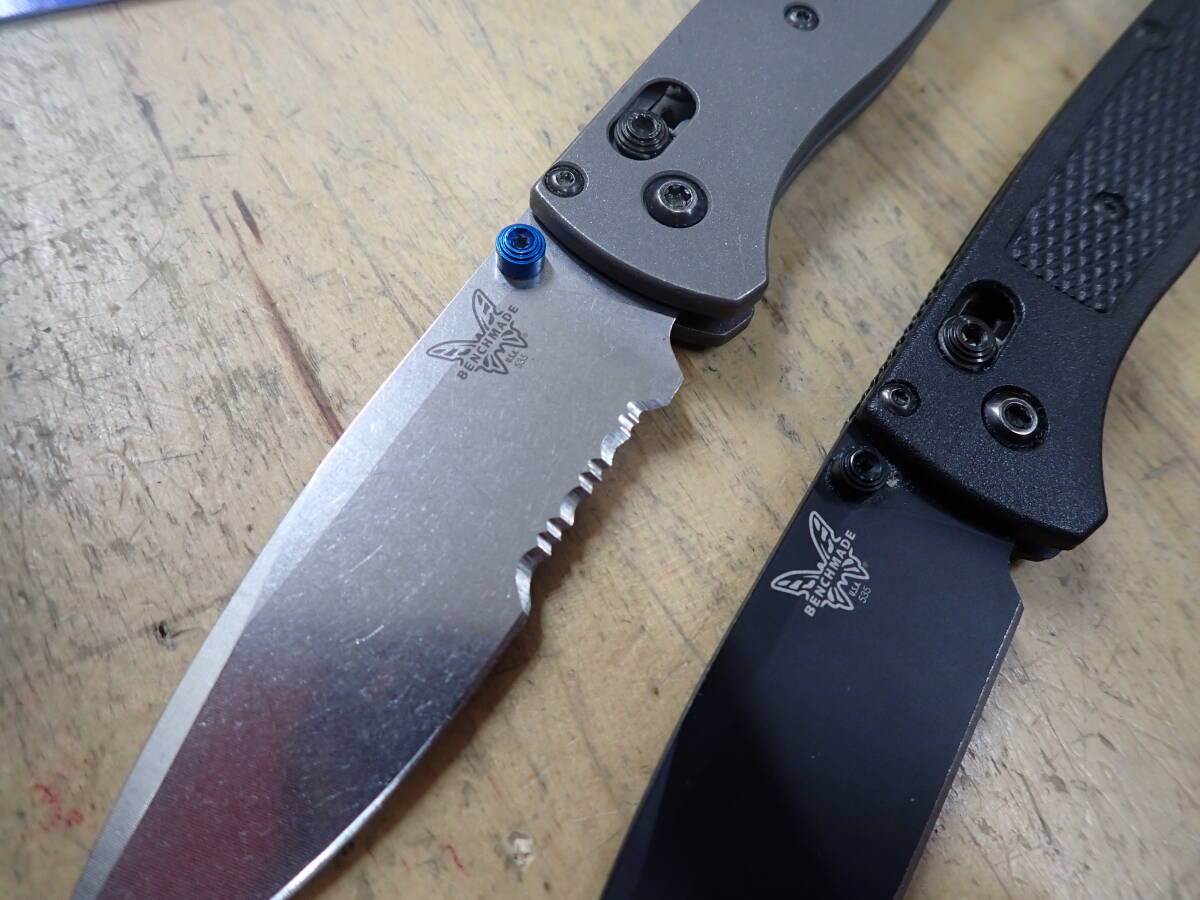 『I25D』ベンチメイド BENCHMADE フォールディングナイフ 2本（2点）まとめてセット S30V BUGOUT　535_画像5