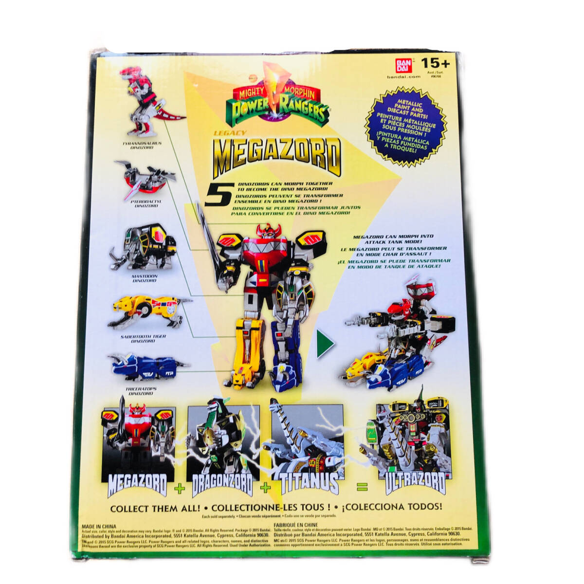 【希少】Legacy Megazord レガシー メガゾード パワーレンジャー 大獣神 恐竜戦隊ジュウレンジャー ダイキャスト_画像2