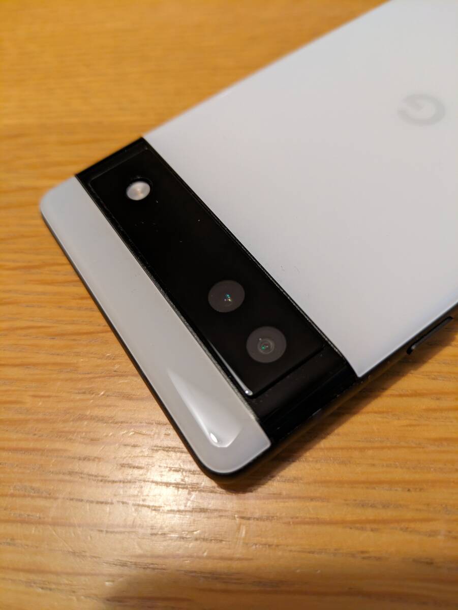 【超美品】 Google Pixel 6a chalk 白 SIMフリー おまけつき softbank購入の画像9