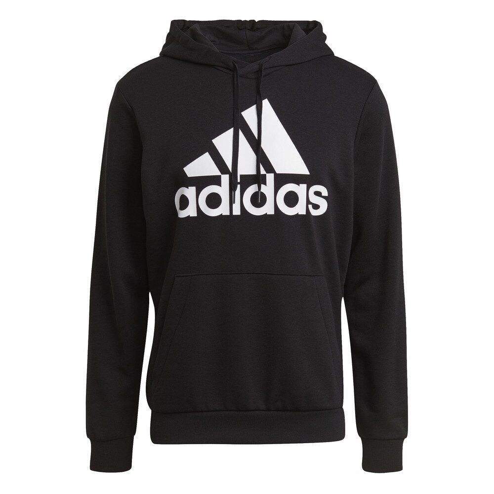 ★アディダス adidas 新品 メンズ カジュアル エッセンシャルズ スウェット パーカー ジャケット 黒 Mサイズ [GK9540-M] 二 壱★QWER★_画像2