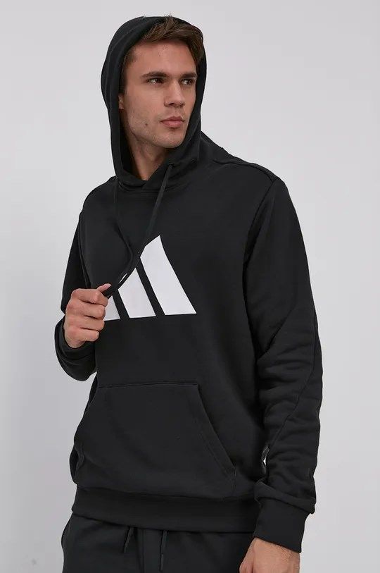 * Adidas ADIDAS новый товар мужской M FI 3BAR графика мокрый Parker жакет чёрный L размер [H39801-L] 2 .*QWER