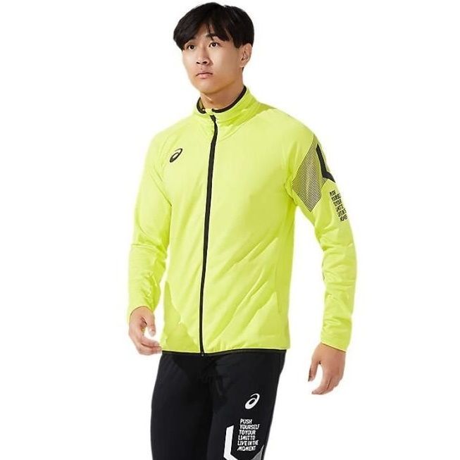 ★アシックス ASICS 新品 メンズ LIMO ストレッチ ニット ジャケット トレーニングウエア XLサイズ[2031C192-750-XL] 一 二 参★QWER★_画像1