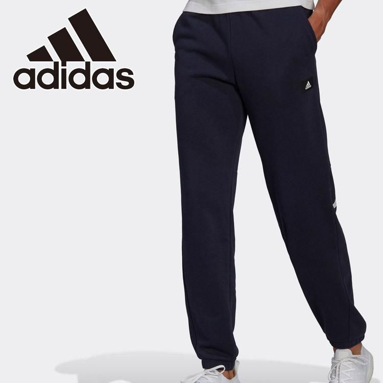 ★アディダス adidas 新品 メンズ M FI 3BAR スウェットパンツ ビッグロゴ ロングパンツ 紺 XL [HA1397-O] 四 参★QWER★の画像3