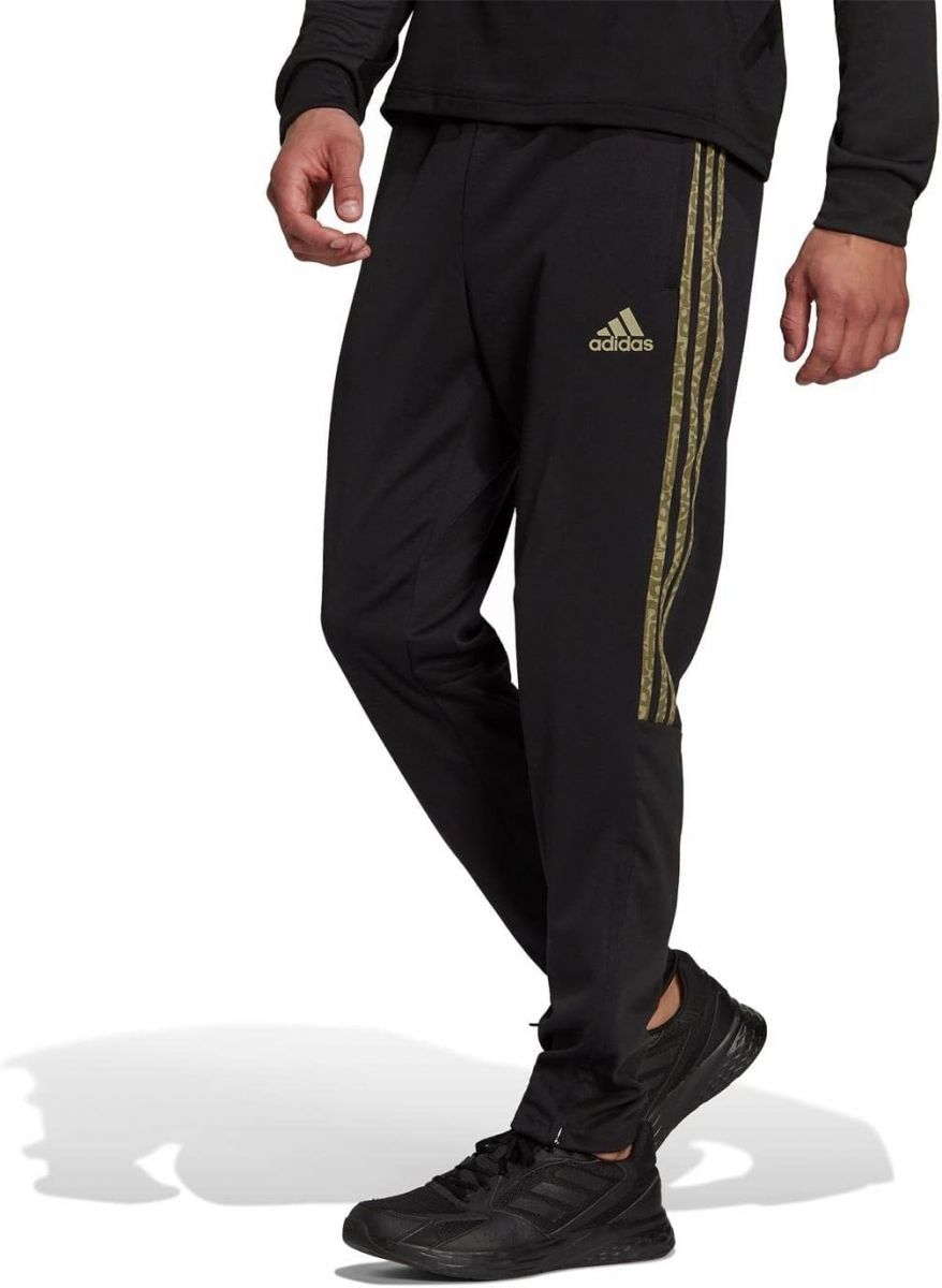 ★アディダス adidas 新品 メンズ M SERENO セレーノ トレーニング パンツ ロングパンツ 黒 Lサイズ [H07733-L] 四 弐★QWER★_画像1