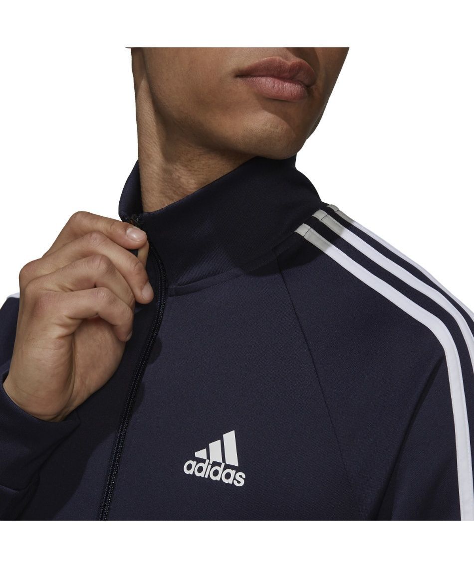 ★アディダス ADIDAS 新品 メンズ 吸汗速乾 スリーストライプス トラックスーツ スーツ 上下セット 紺 Lサイズ[SETGT8802-L] 五 弐★QWER_画像8