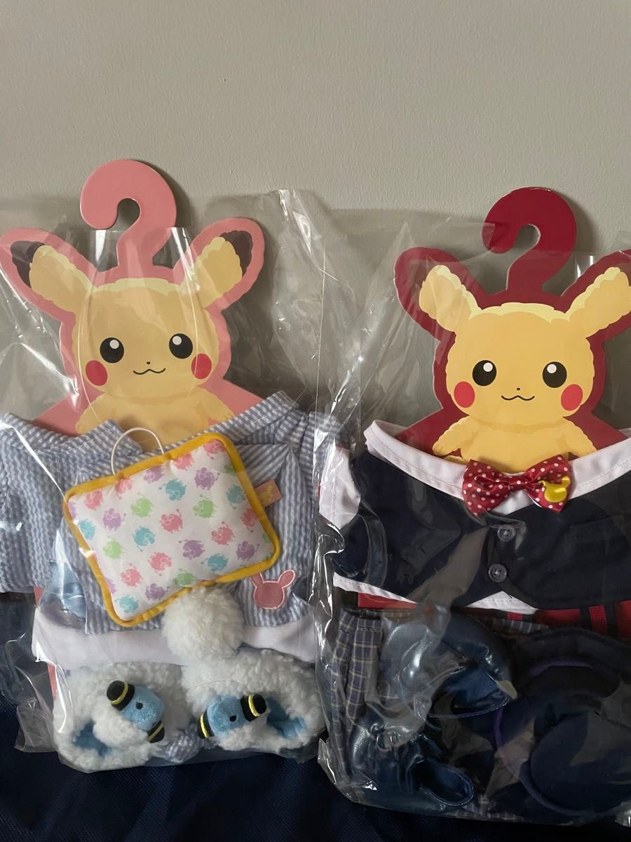 ぬいぐるみピカチュウ Pikachu's Closet コスチューム3点セット ぬいぐるみピカチュウ Pikachu's Closet コスチューム3点セット