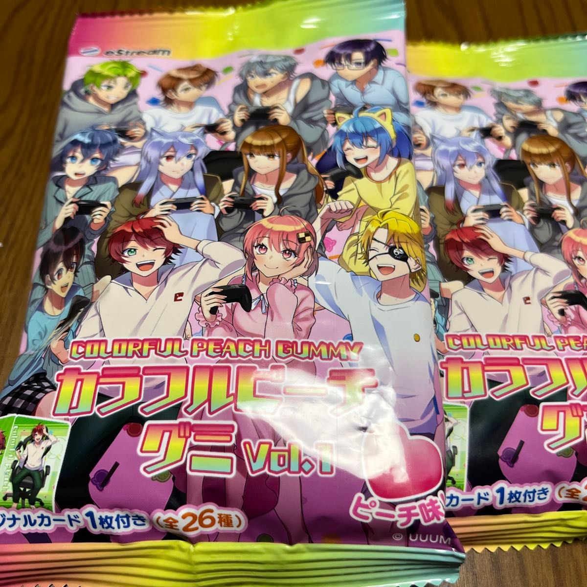 カラフルピーチグミ vol 1 もふ グミ付き カラフルピーチ 2枚 カラフルピーチグミ vol 1 もふ グミ付き カラフルピーチ 2枚
