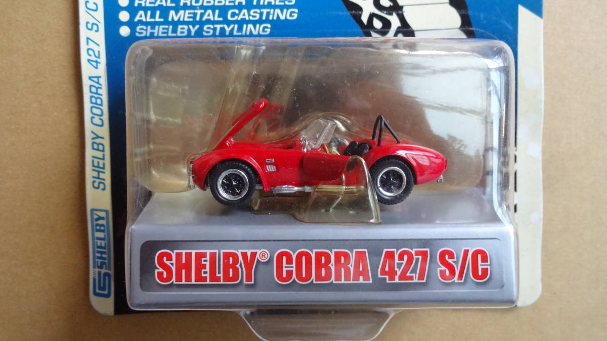 ☆激レア 希少 未開封 Shelby 1/64 COBRA 427 S/C RED DIE-CAST METAL Shelby collectibles SHELBY☆の画像2