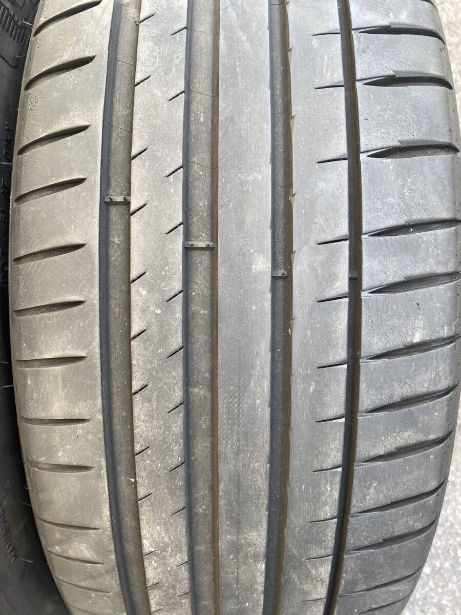 【バリ山】ポルシェ承認マーク付 ミシュラン MICHELIN 245/45R20 パイロットスポーツ4 Pilot Sport4 2019年後半生産 2本セット_画像2