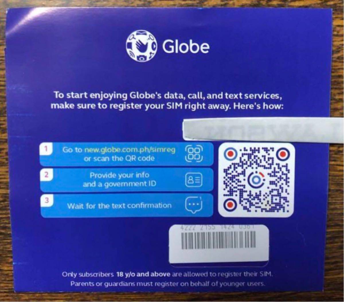 フィリピン SIMカード グローブ Globeの画像2