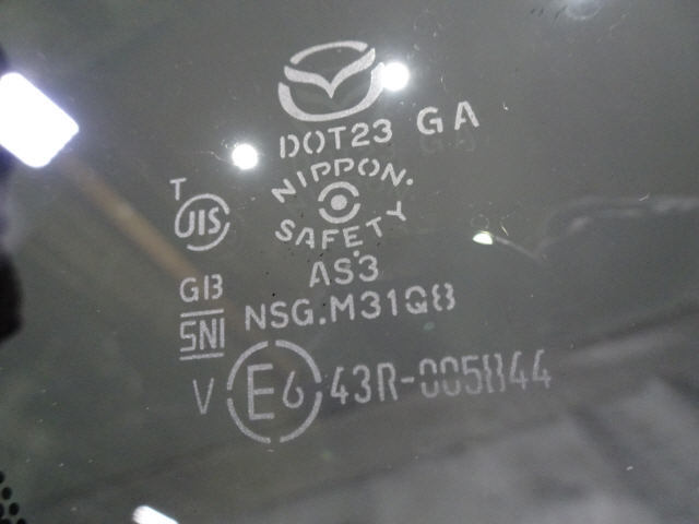 CX-5 3DA-KF2P 左 クォーターガラス 左後 KB7W-63-950A 後期 XDプロアクティブ 10202km 1kurudepa_画像5