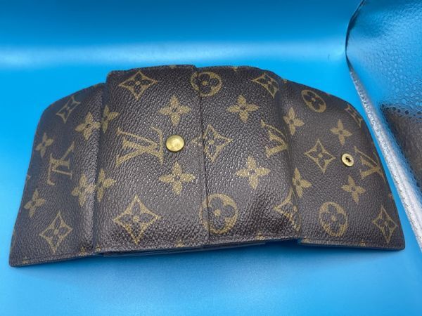 ルイヴィトン LOUIS VUITTON Wホック財布 M61652 ポルトモネビエカルトクレディ モノグラム MM_画像4