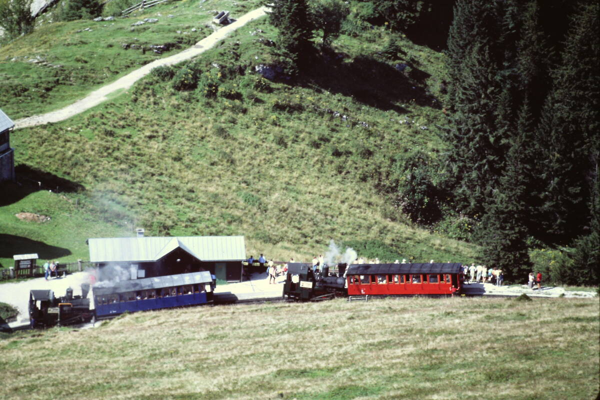 (1f403)735 写真 古写真 鉄道 鉄道写真 蒸気機関車 海外 山岳列車 登山列車 ヨーロッパ フィルム ポジ まとめて 20コマ スライドの画像8
