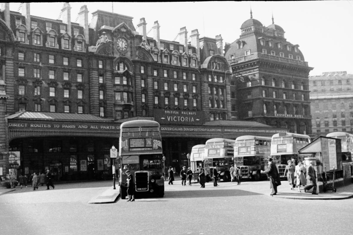 (B23)764 写真 古写真 鉄道 鉄道写真 路面電車 他 イギリス 1953-54年頃 日本鉄道関係者訪欧団 フィルム ネガ まとめて 33コマ 海外 外国_画像7