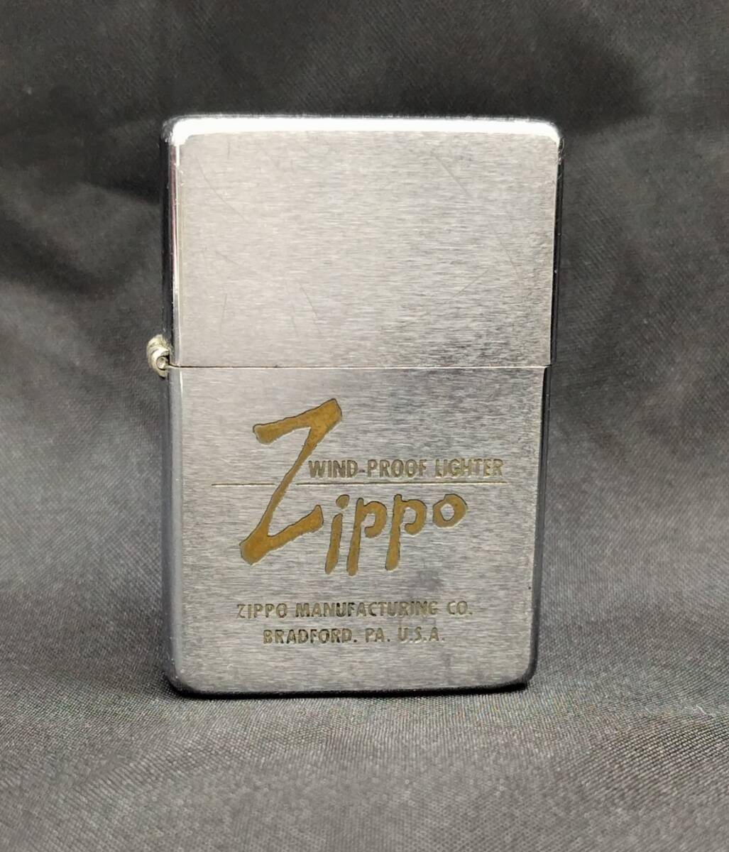 #11728【コレクター必見】★☆　ZIPPO ジッポ　火花OK　着火未確認　ライター　中古　シルバーカラー　☆★_画像2