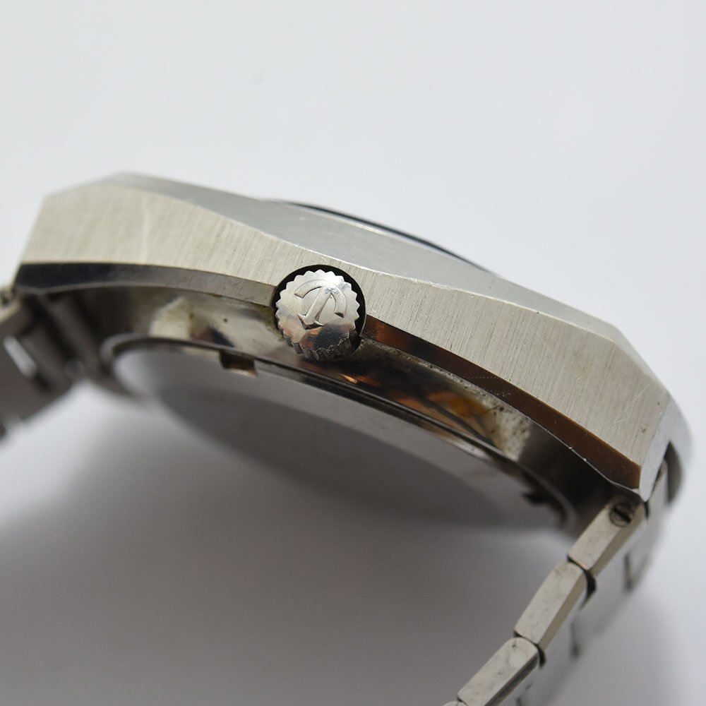 1円 可動品 腕時計 ラドー RADO マンハイム 702 機械式 自動巻 メンズ ブルー系 同梱不可の画像6