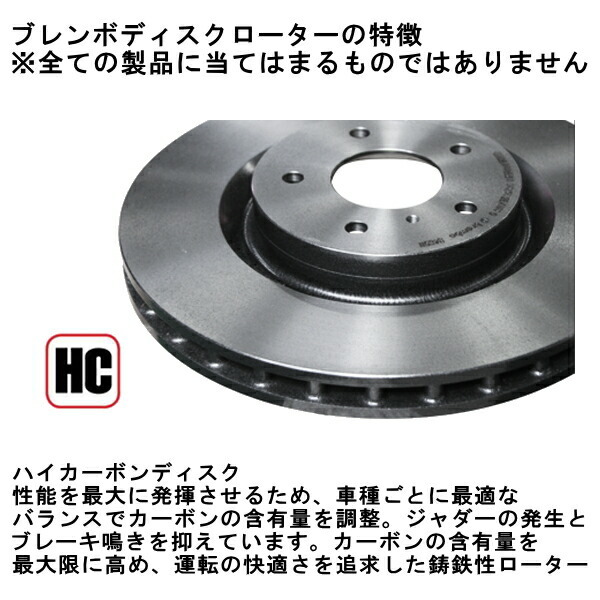 bremboブレーキローターR用 RA16/RE16/RF16/RH16 MINI MINI(R50/R52/R53) ONE/COOPER/COOPER S スタッドボルトM12×1.5 02/3～06/7_画像9