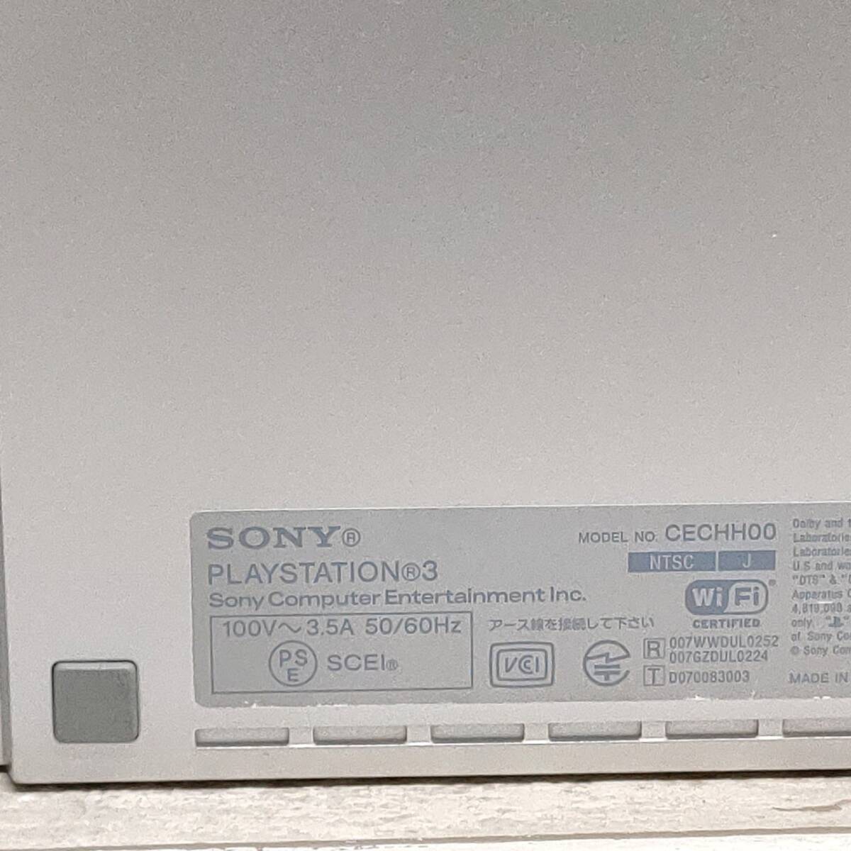 SONY Play Station3 CECHH00 ソニー プレステ３ PS3 動作確認済 初期化済 _画像6