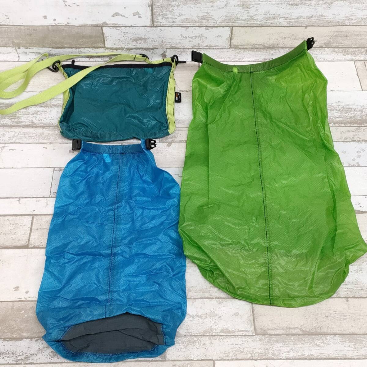 GRANITE GEAR グラナイトギア シルコンプレッサー サイズM 18L eVent シルドライサック XXS 7L サコッシュ 3点まとめ 登山 袋 サックの画像2